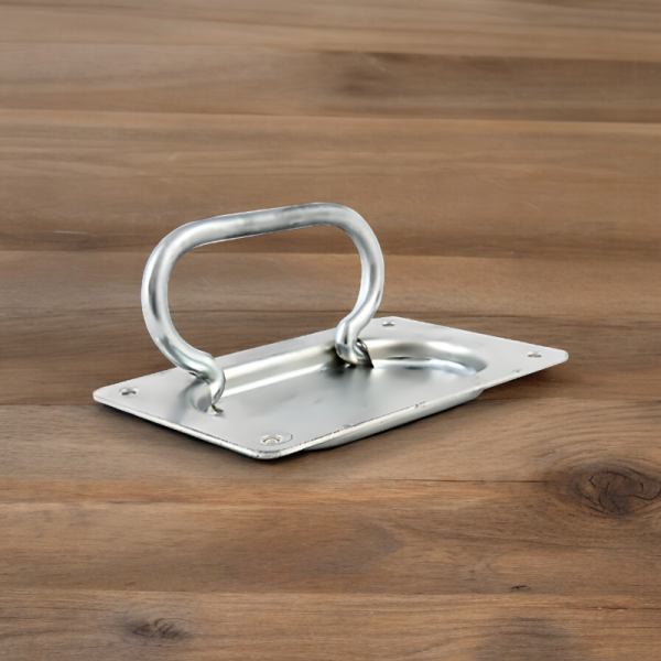 Ручка врезная 140*90 мм Цинк (Ручка тарная К32 цинк)РФ)/ Надежная и качественная