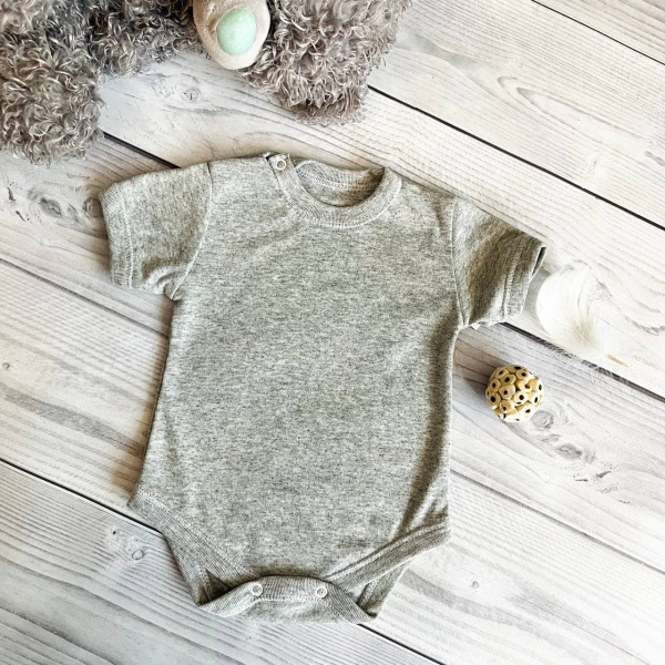 Полукомбинезон - боди для новорожденного из натурального хлопка Bebika (20/18-1)