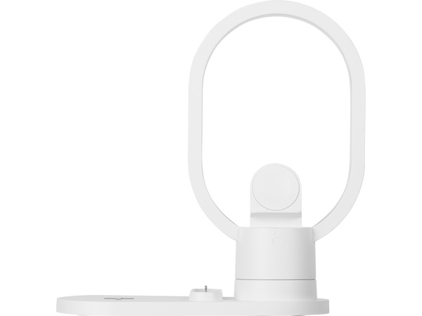 Беспроводная зарядная станция 4-в-1 «Portal» c лампой, 15 Вт, Цвет белый