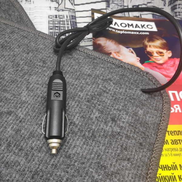 Электроподогреватель для сидения автомобиля, коврик с подогревом "ТеплоМакс", 45 х 35 см