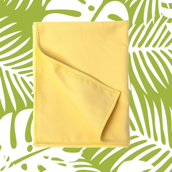 Салфетка для глянцевых поверхностей микроволоконная 30*40 см, 170 гр/м², желтая HQ Profiline