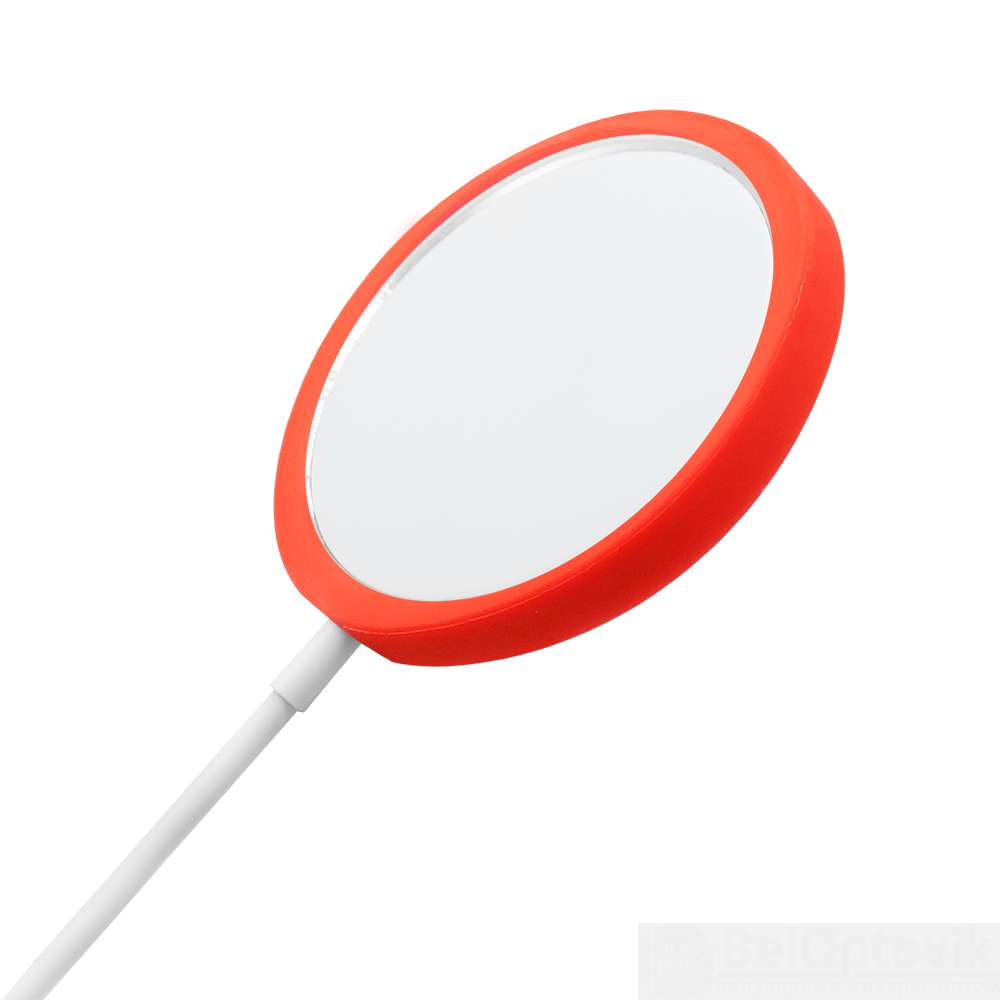 Беспроводное магнитное зарядное устройство Fomax 15W To Go, белый/красный