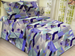 Постельное белье, бязь Комплект 1,5 спальный (147*215 см; 150*215 см; 70*70 см - 2 шт) "Пикассо" Живые фотографии внутри