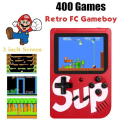 Игровая приставка Sup Game Box PLUS Retro 400 in 1  2.8” TFT 8 BIT 400 в 1 Красная