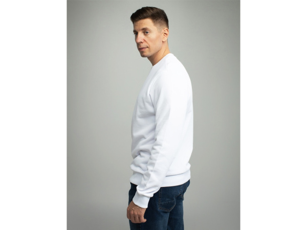 Свитшот для сублимации «Evolution» унисекс, Размер 3XL, Цвет белый