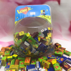 Уценка! Блок-сфера жевательной резинки Love is жвачка Лав из), 200 шт. Ассорти вкусов