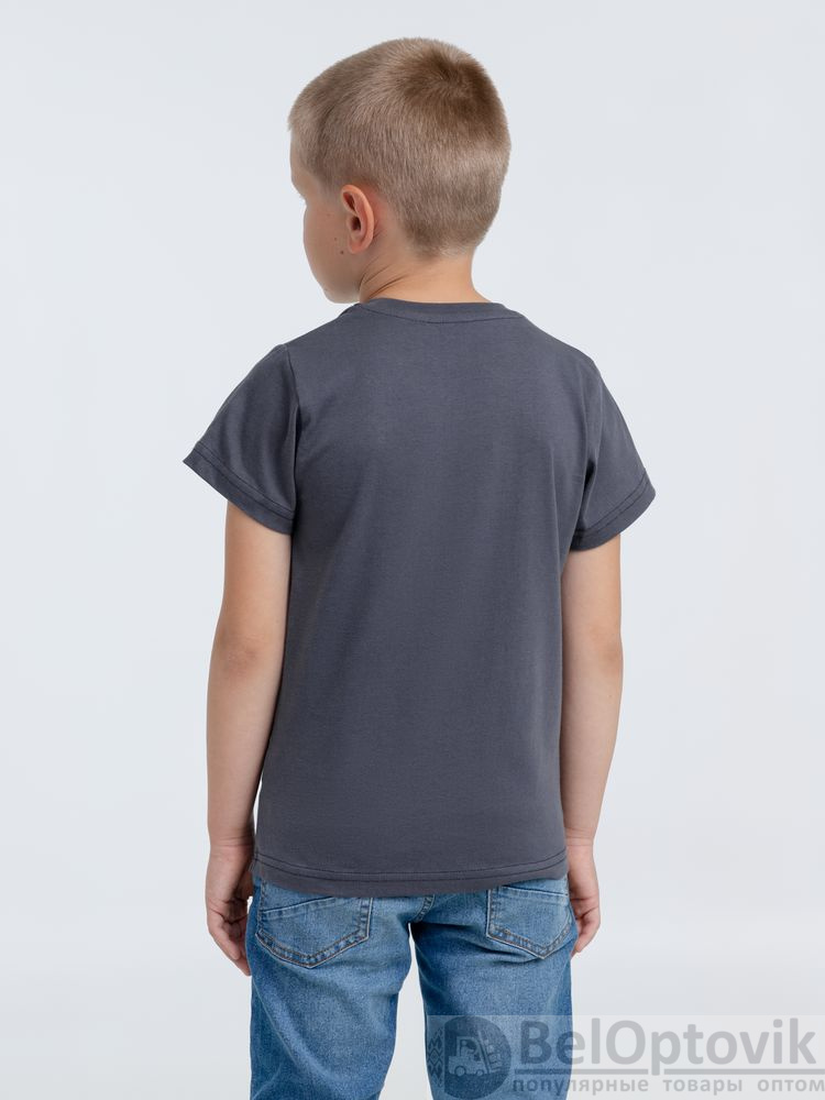 Футболка детская T-Bolka Kids, темно-серая (графит), 12 лет