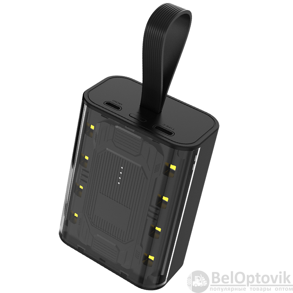Внешний аккумулятор Power Bank Courage, 5000 Mah, черный