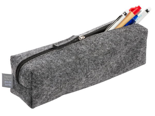 Пенал «Felt» из RPET-фетра, Цвет серый