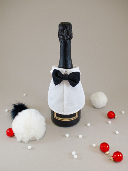 Аксессуар для бутылки Black Tie, 10x1x12 см