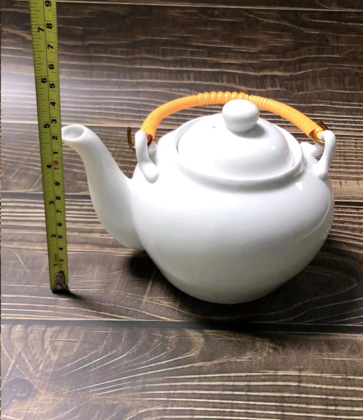 Чайник заварочный 850 мл / B-322 /уп 18/ с плетеной ручкой