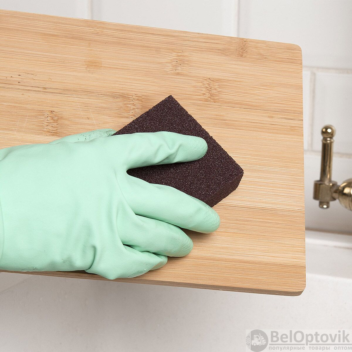 Губка скрабер универсальная