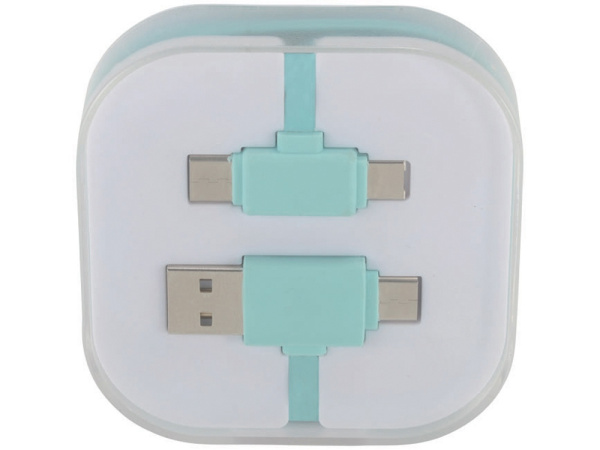 Цветной зарядный кабель, Цвет мятный