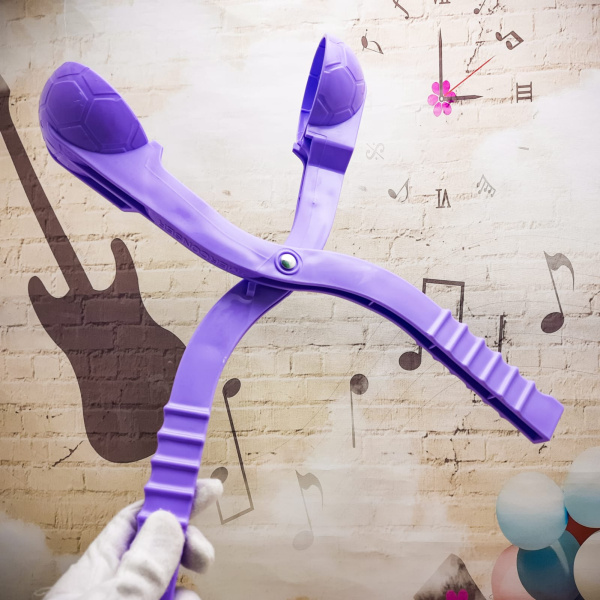 Игрушка для снега "Снежколеп" форма Мяч (снеголеп) / Диаметр шара 7 см, длина 35 см.