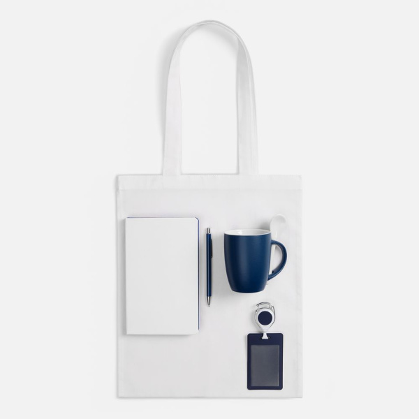Набор Welcome Pack, синий с белым, 35х40 см