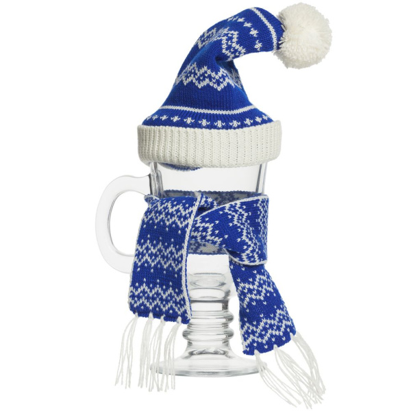 Шапочка на игрушку Dress Cup, ver.2, синяя, 10х14,5 см
