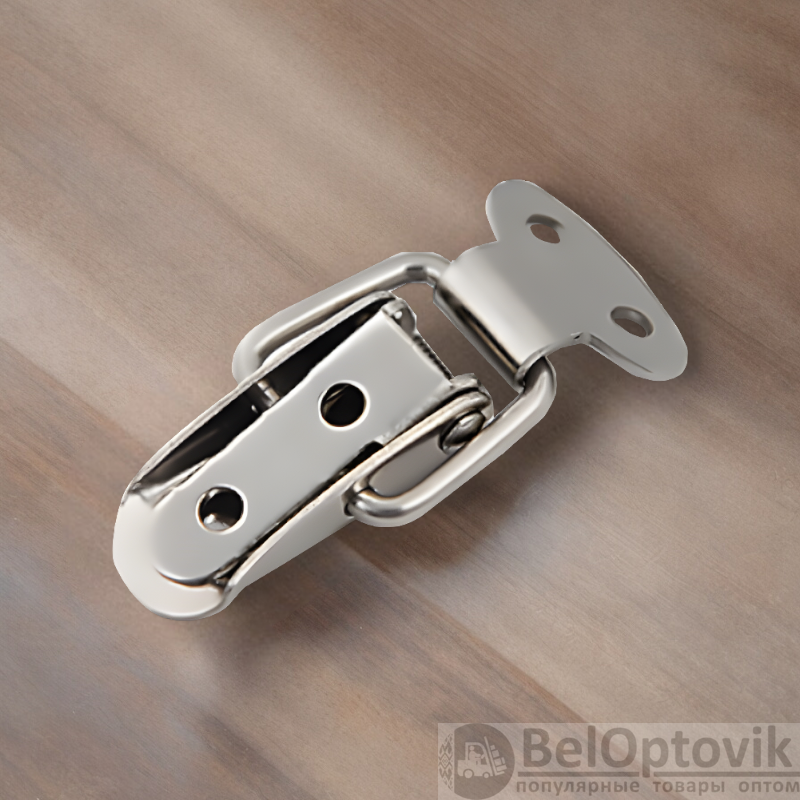 Замок гладкий из Никеля 44*19 мм / Прочный и долговечный