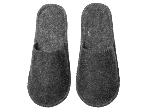 Тапочки для бани и сауны «Healing», Цвет серый