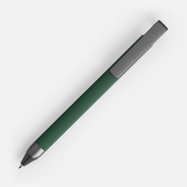 Ручка шариковая Standic с подставкой для телефона, зеленая, 14,5х1,5 см
