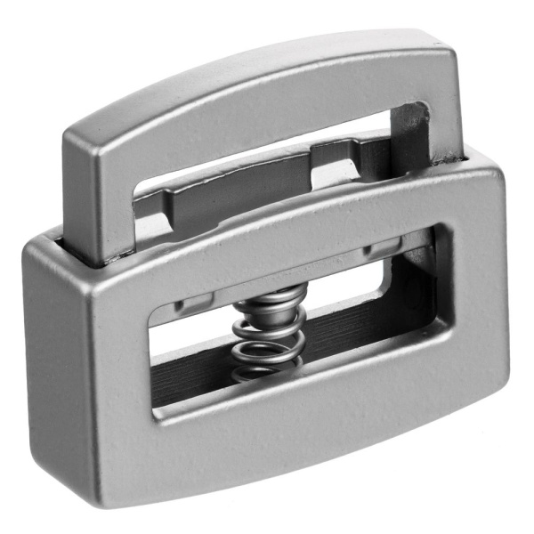 Фиксатор для шнура Latch, серебристый, 1,3х1,8х0,3 см