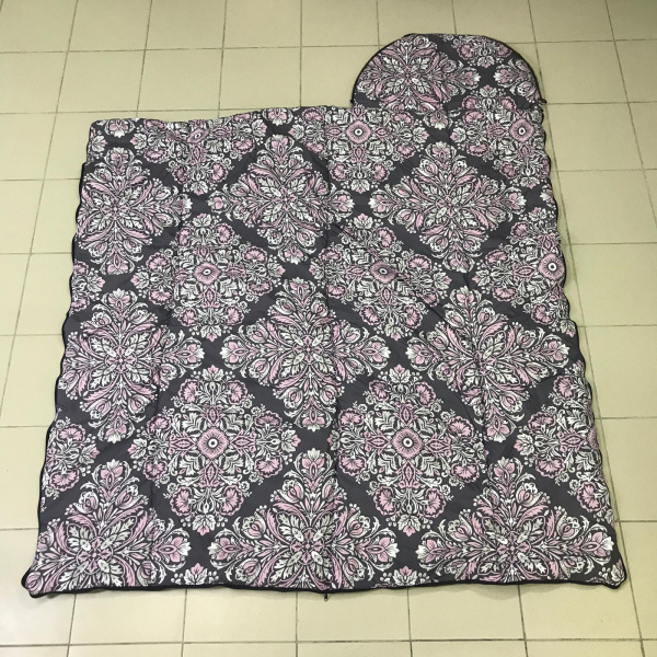 Спальный мешок с подголовником «Expert» одеяло (250*90, ватфайбер, до -5С) РБ