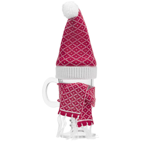 Шапочка на игрушку Dress Cup, красная, 10х14,5 см