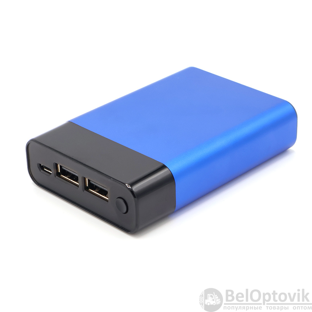 Внешний аккумулятор в металлическом корпусе Apria, 10000 mAh, синий