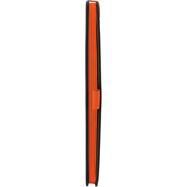 Блокнот A5 «ColorNote Black», Цвет черный/оранжевый