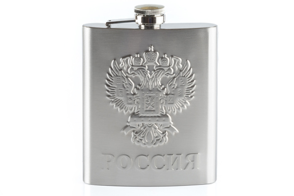 Набор фляга Guotai Hip flask 18oz с 3 рюмками и зажигалкой