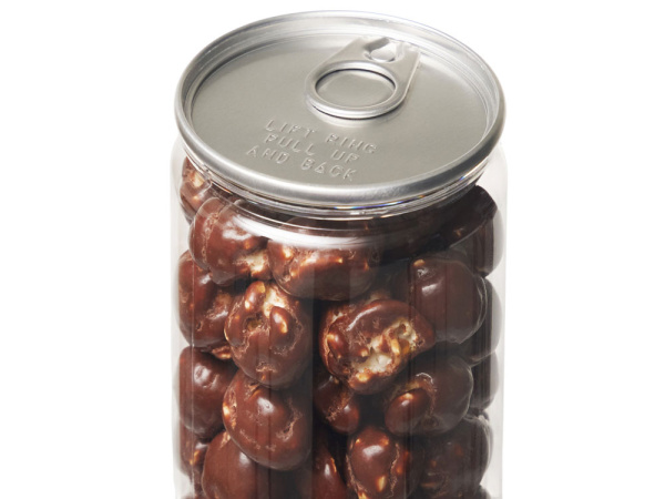 Попкорн карамельный в молочной шоколадной глазури «Glazer», Цвет прозрачный