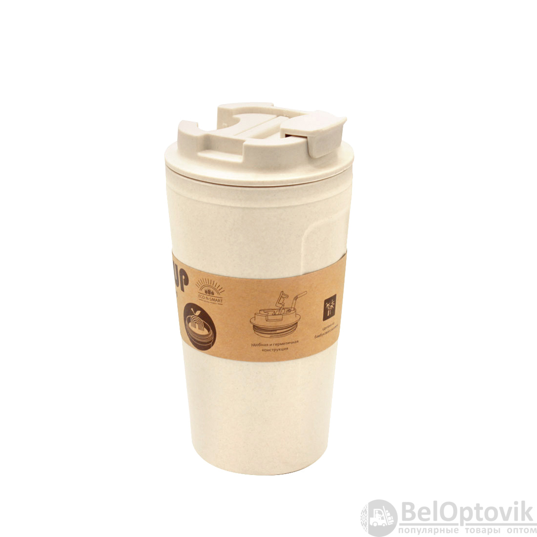 Бутылка для воды Eco water из бамбукового волокна