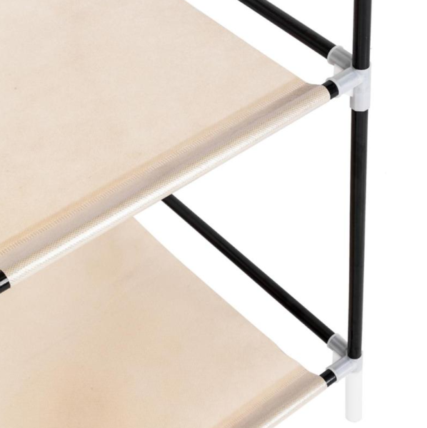 Шкаф складной каркасный тканевый STORAGE WARDROBE mod.YG - 05. Трехсекционный. 130х45х175 см. Коричневый