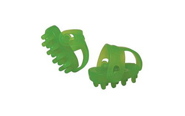 Массажер Чудо - пальчик (комплект 2 шт.) 35х27х28мм. Цвета Микс