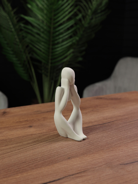 Мыслитель 3 - Статуэтка декоративная из гипса, арт. g005008