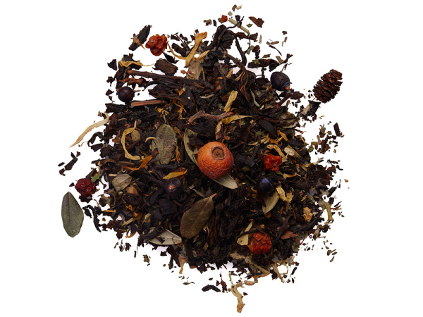 Чай черный «Сибирский лес», серия Herbalis, Цвет серебристый