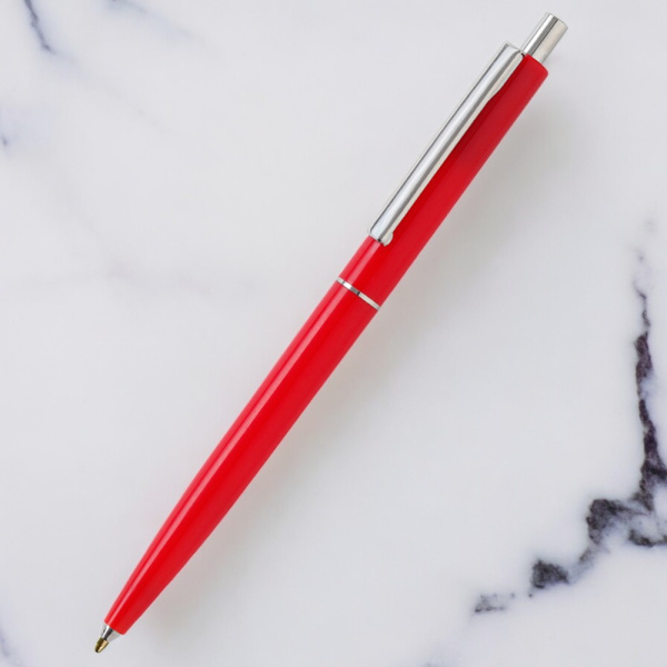 Ручка пластиковая Dot / Качественная ручка с хромированными элементами