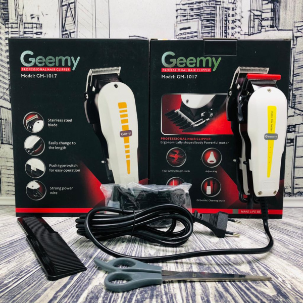 Профессиональная машинка для стрижки волос Geemy GM-1017 сетевая