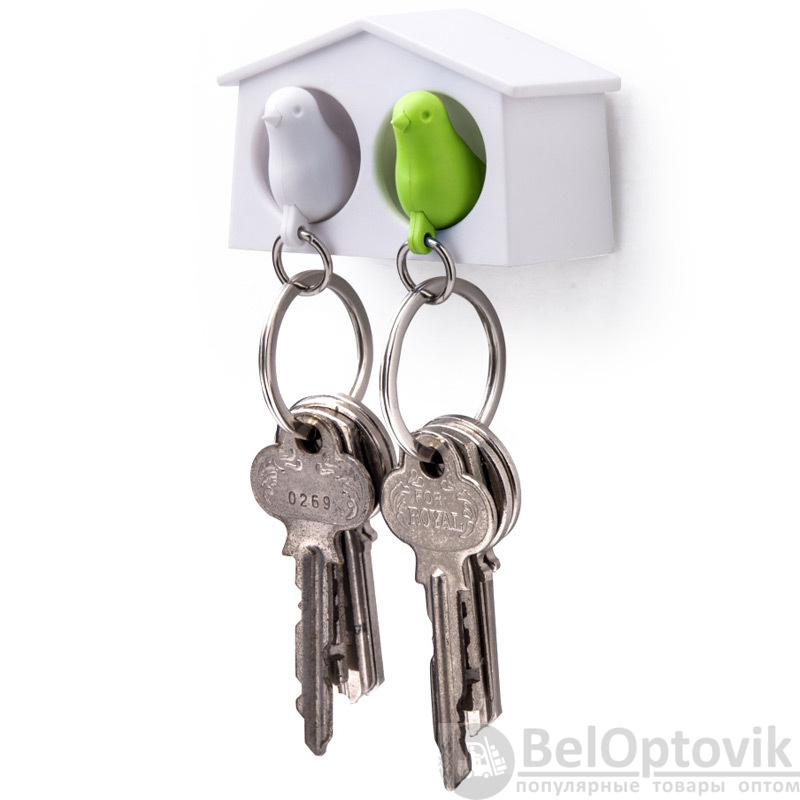 Держатель и брелок для ключей двойной Mini Duo Sparrow