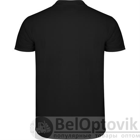 Футболка поло STAR мужская, ЧЕРНЫЙ 2XL