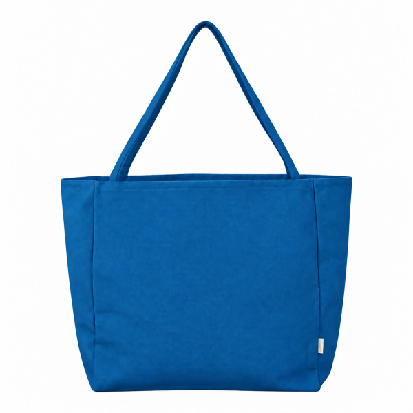 Шоппер-оверсайз «Grossbag» из переработанного хлопка, 340 г/м2, Цвет синий