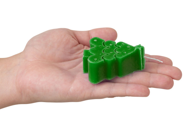 Свеча «Елочка», Цвет зеленый