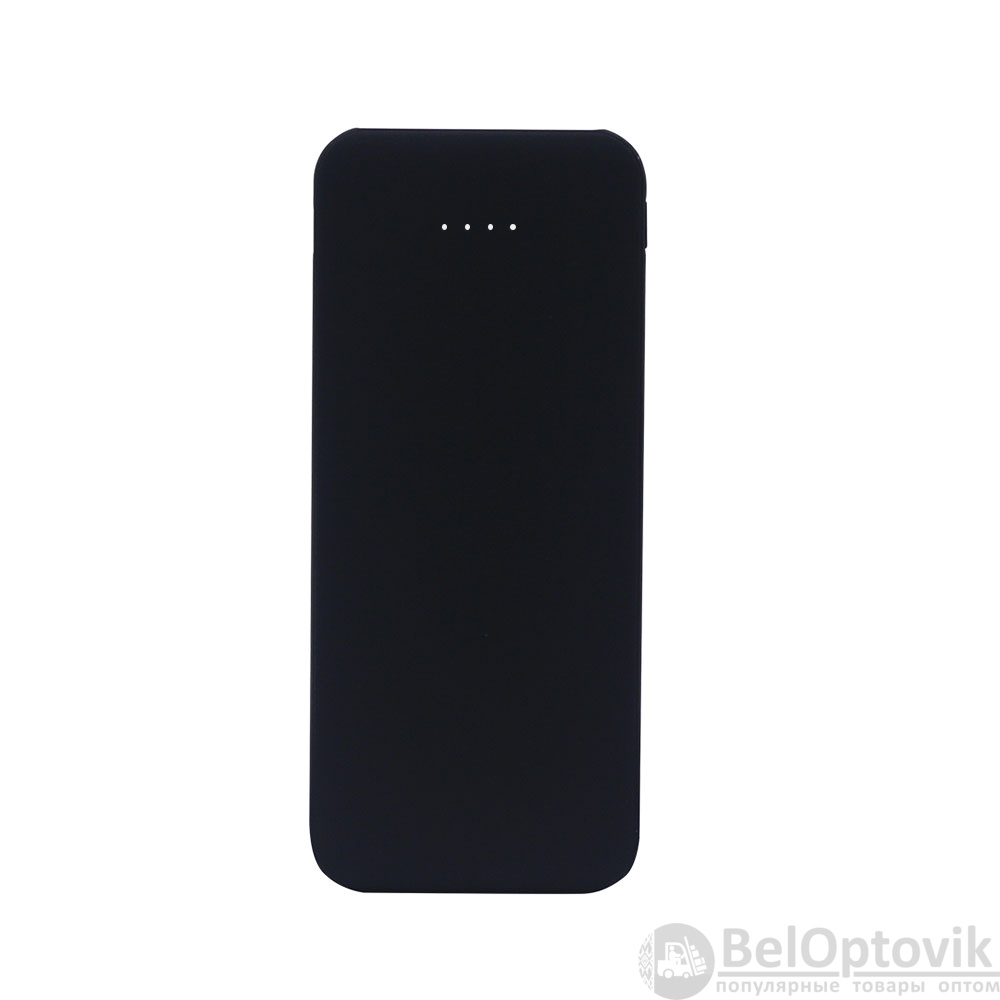 Внешний аккумулятор Arrida 5000mAh, с покрытием Baby skin, черный