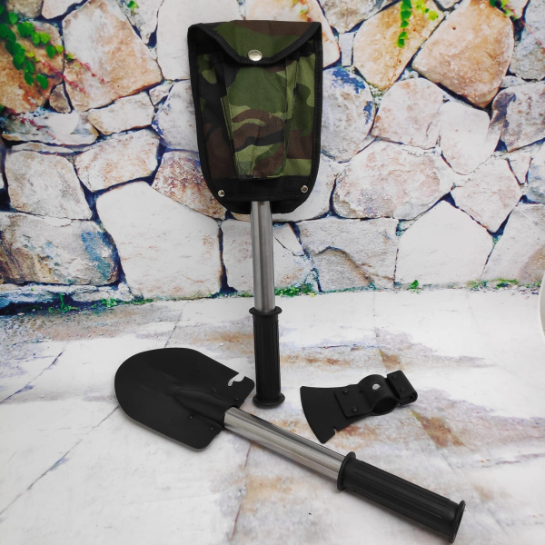 Набор туриста Adrenalin Camp Set 4 в 1 (лопата, топор, нож, пила)