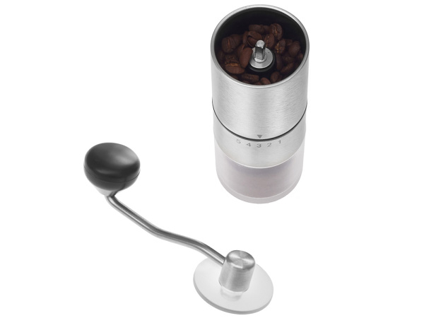 Механическая кофемолка «Alegría», Цвет серебристый