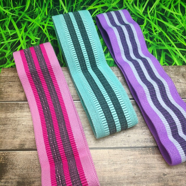 Набор фитнес-резинок (Light, Medium, Heavy), 3 штуки в наборе