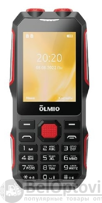 X02 Olmio (черный-красный) Мобильный телефон