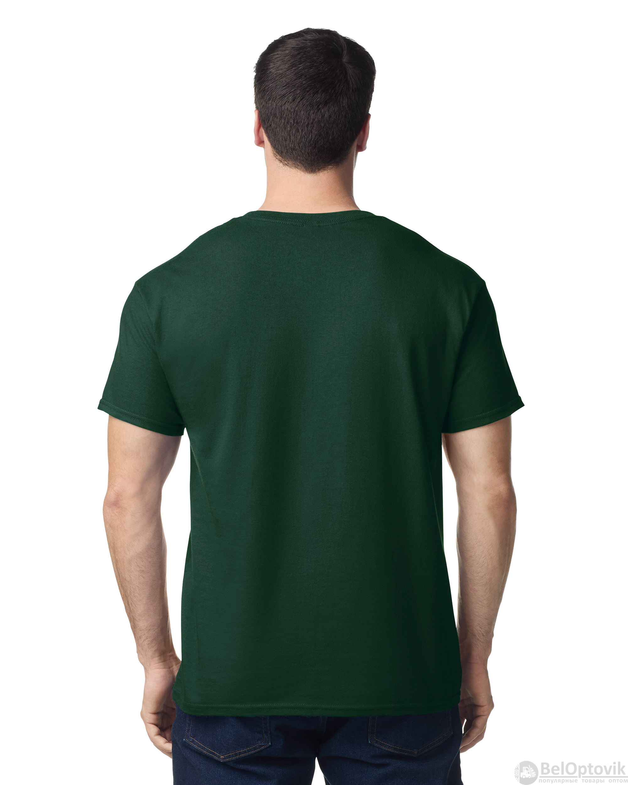 Футболка HEAVY COTTON, ТЕМНО-ЗЕЛЕНЫЙ S