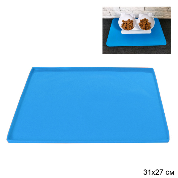 Силиконовый противень для выпечки 31х27 см с бортиком / L-54 /уп 200/ 0,117