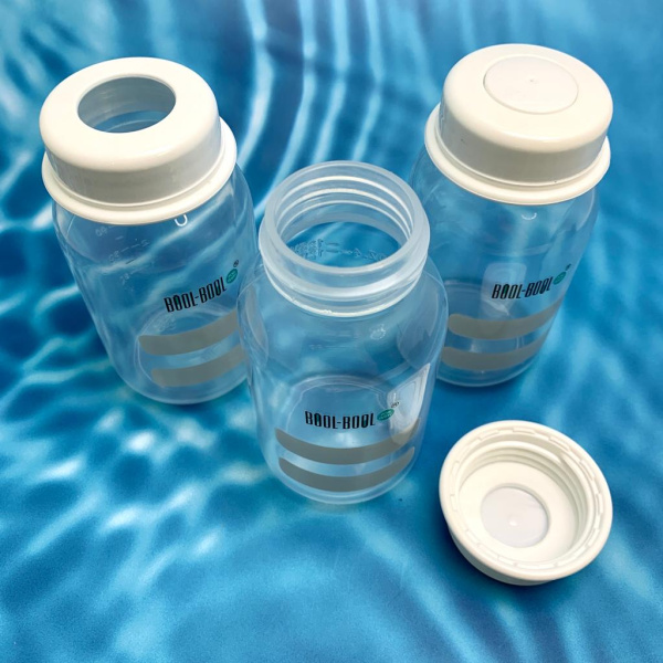 Бутылочка контейнер для хранения грудного молока BOOL-BOOL BABY FLOW, 125 мл, набор 3 шт