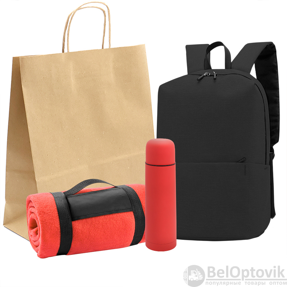 Подарочный набор FOR PICNIC, красный